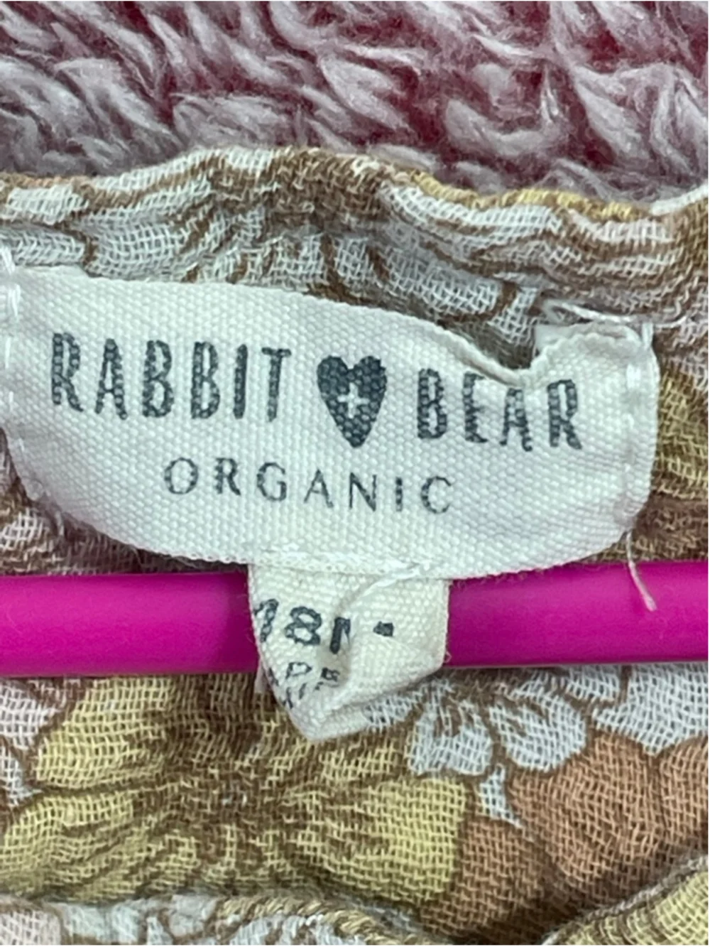 Baby Girls Rabbit+Bear Organic Casual Dress floral 18 month sundress
